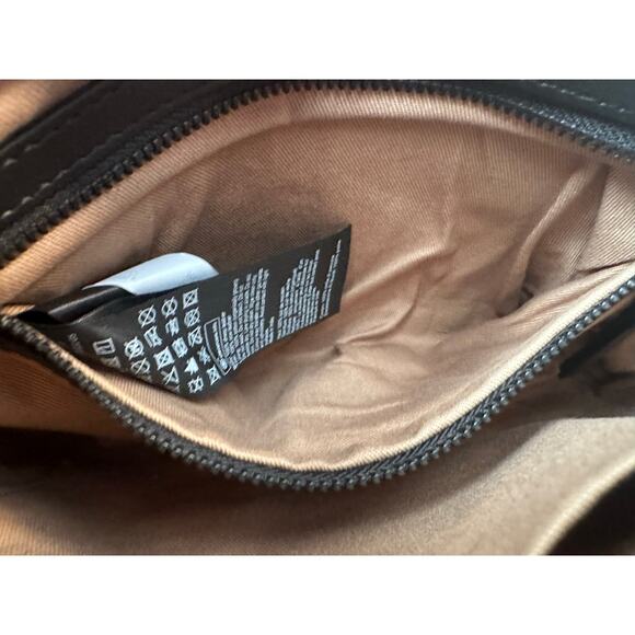 AllSaints NWT Eve Quilt Crossbody in Elasto Pink W/ Black Strap - Picture 14 of 16